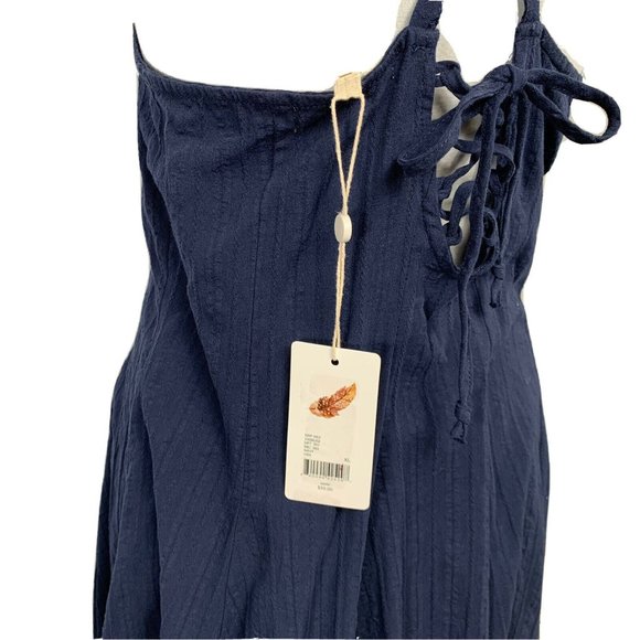 Chelsea & Violet A Line Dress Juniors Size XL Button Front Sweetheart Lace Up - Picture 10 of 12